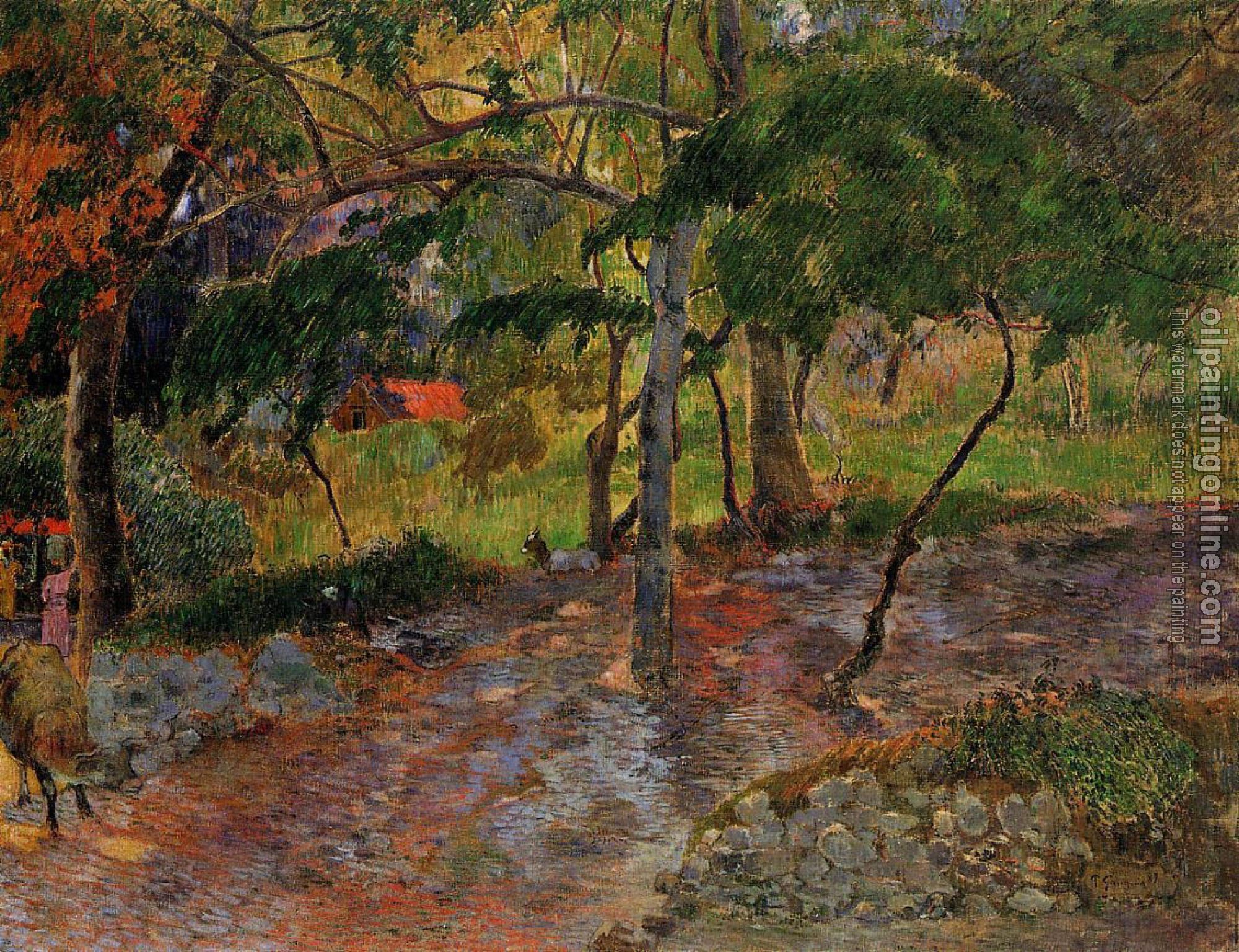 Gauguin, Paul - River under the Trees, Martinique